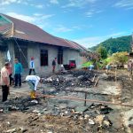 Kebakaran Hanguskan Dua Rumah Warga di Jorong Kaluang Tapi Nagari Koto Tangah, Kecamatan Tilatang Kamang