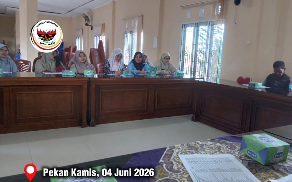 a2-1 Rapat Pengurus Rumah Desa (RDS) di Nagari Koto Tangah Untuk Persiapan Pelaksanaan Rembuk Stunting Musna Khusus.